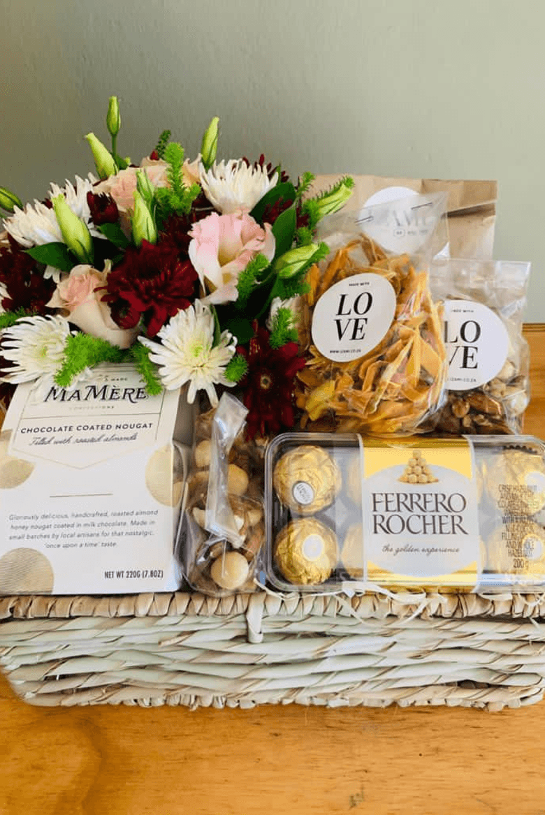 Floral Ferrero & Nougat Luxury Basket