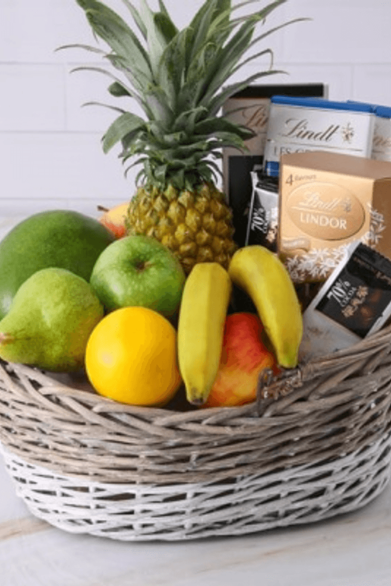 Fresh Fruit & Lindt Chocolate Basket